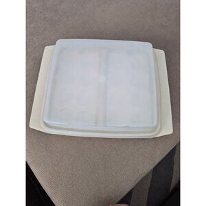 Vintage Tupperware Egg Keeper Deviled Egg Carrier Storage Container Made In Usa